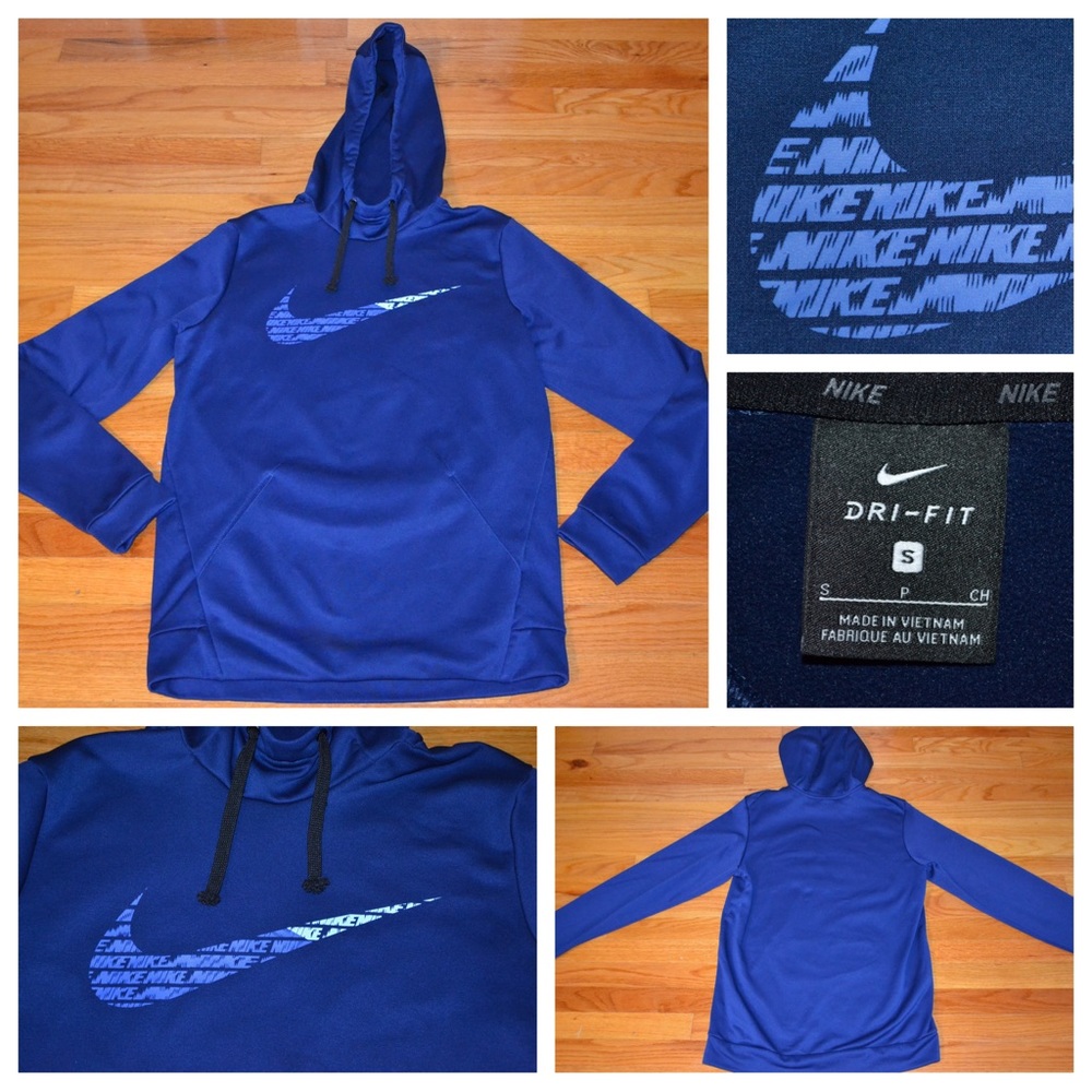 Men’s Nike Dri-Fit logo hoodie, size S